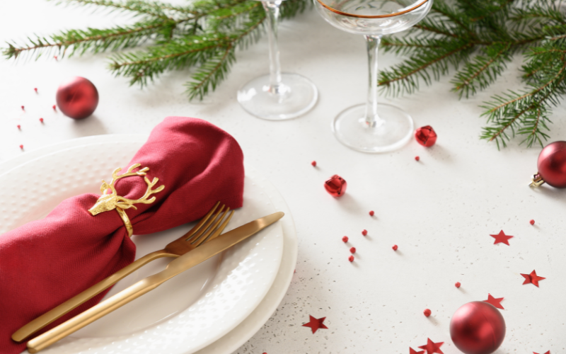 Crochet Holiday Table Decor