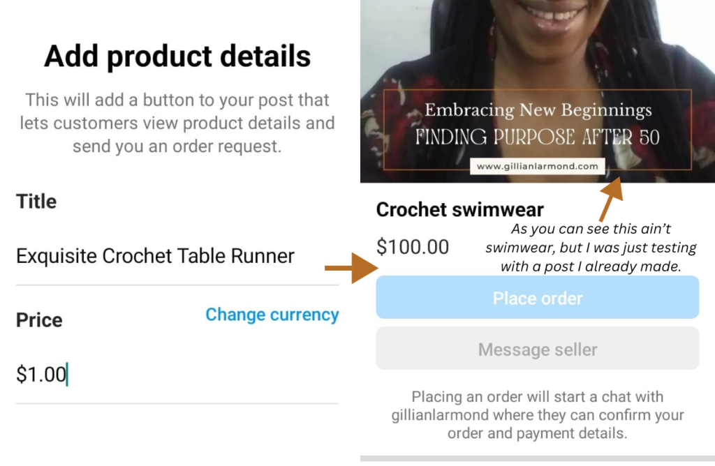Adding Product Information