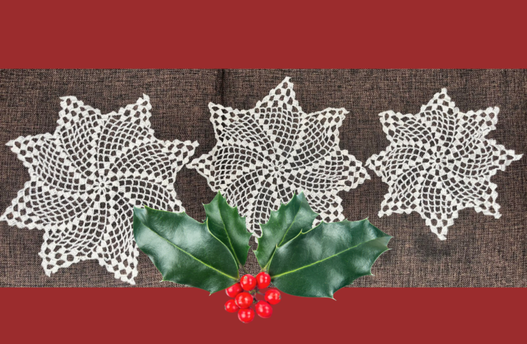Elegant Crochet Doily: Start Crafting Christmas Decor Today