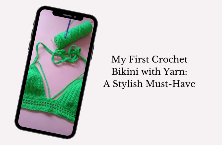 My First Crochet Bikini with Yarn: A Stylish Must-Have