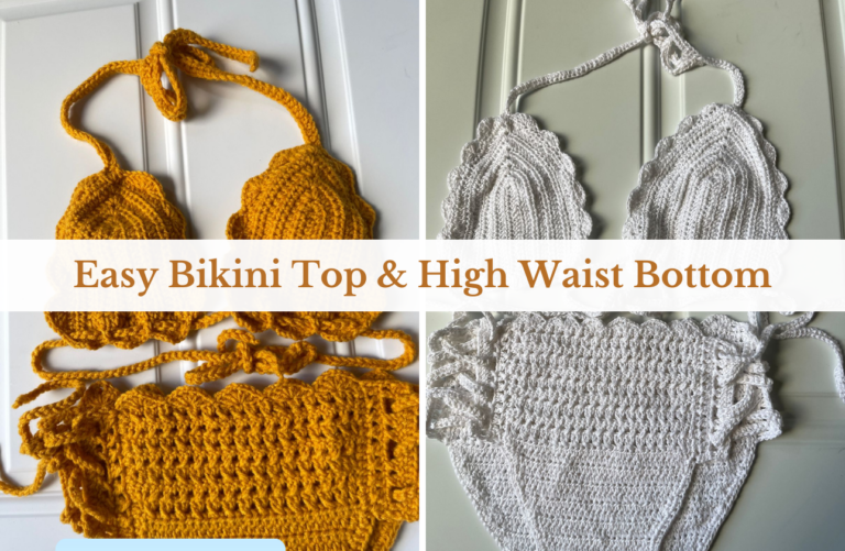 Crochet bikini set